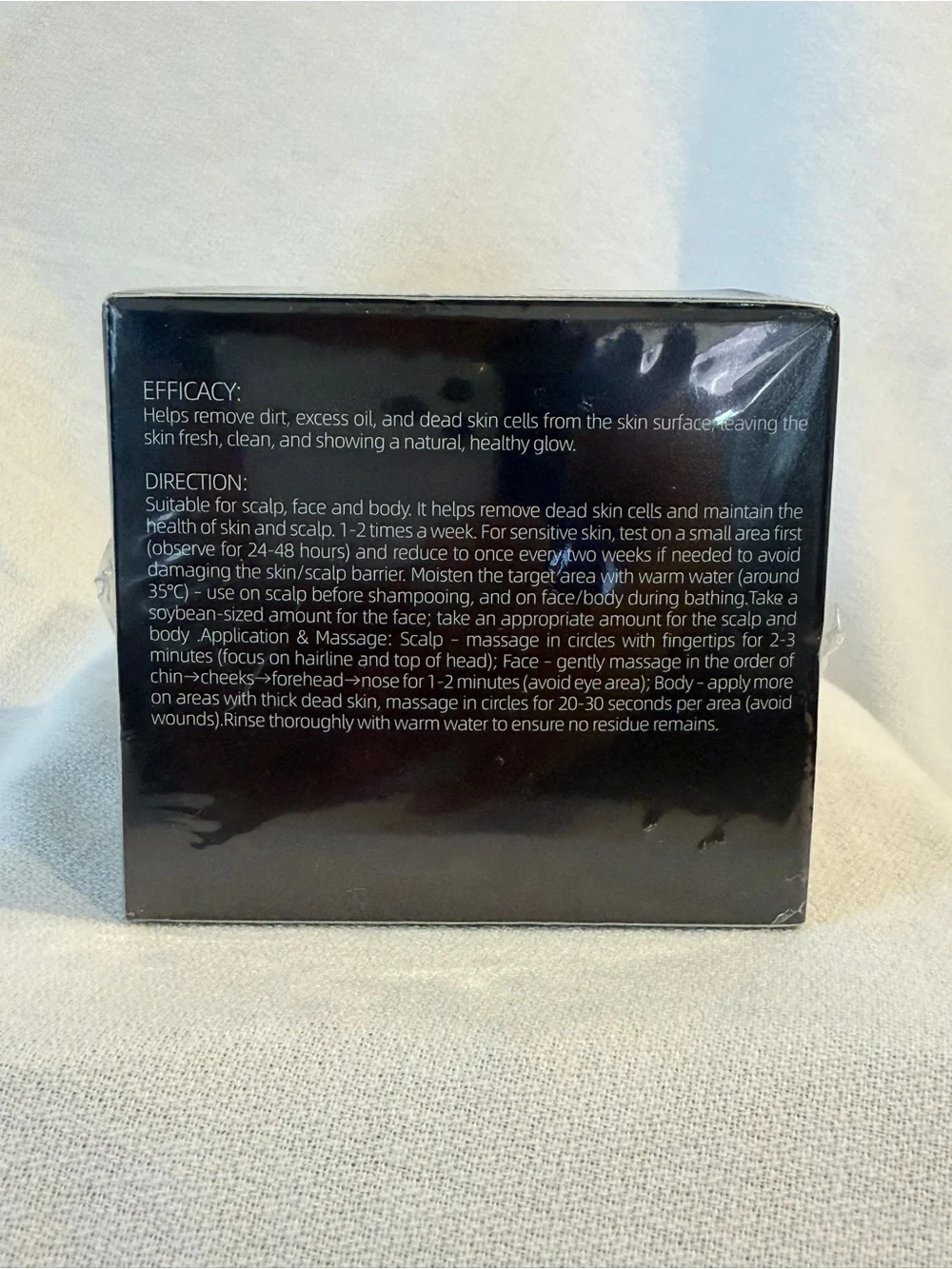 Vitamin C Exfoliating Scrub 350g Face Body Scalp Niacinamide Deep Cleansing New